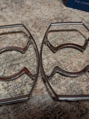 Corningware Silver Metal Holder P-11-M  (set Of 2)